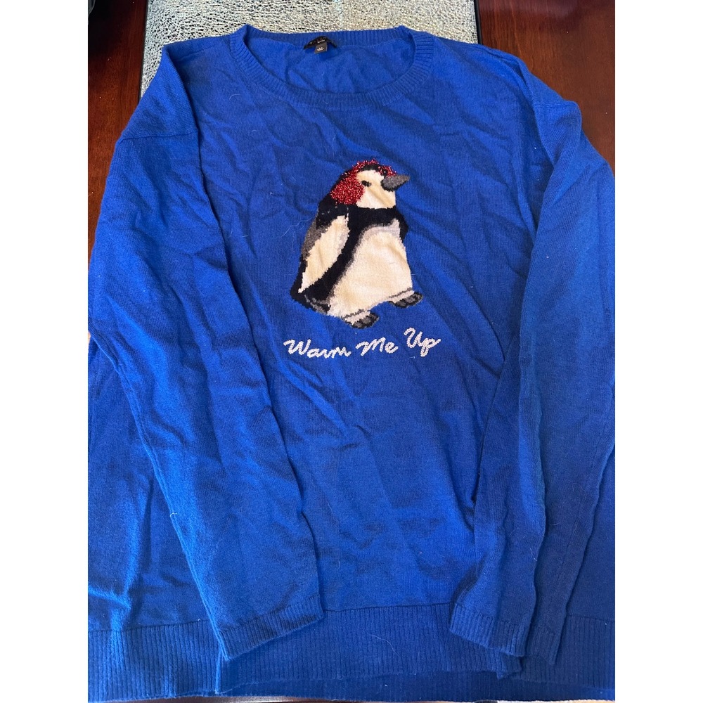 Womens Talbots Penguin sweater